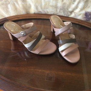 Brighton Rebel sandals heels sz 6.5
